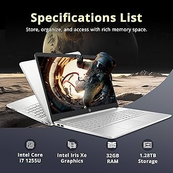 メモリ32GB SSD 1TB！HP 15s-fq Core i7-1255 HP 15.6